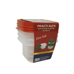 Conservador 180 ml set de 3 Alfa hogar 2148