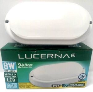 Plafon ovalado 8w  lucerna