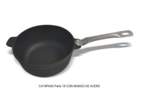 Paila De 18 con Mango Acero