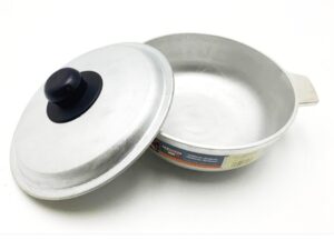 Caldero Flonal Aluminio C/Tapa 20cm