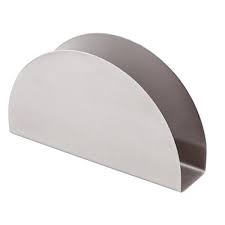 Servilletero Acero Inox Media Luna