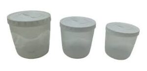 Juego 3 potes cocina con rosca - Optiplas