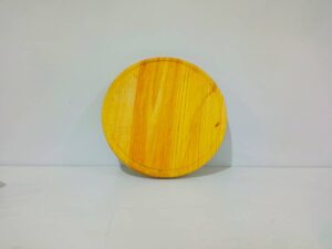 Tabla redonda madera para pizza 26 cm.