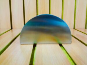 Servilletero media luna Acero Inoxidable.