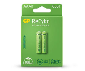 Pila Batería GP AAA ReCyko 800mAh (2unid)