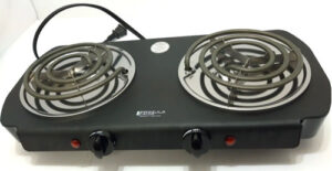 Cocina Eléctrica 2 hornillas Primula