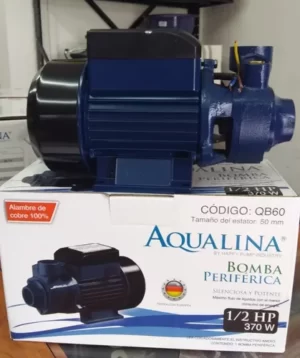 Bombas periféricas Aqualina. 100% embobinado de cobre. 1/2 hp