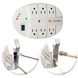 Protector Multifunción para Equipos Electrónicos Exceline GSM-MT120T