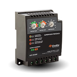 Supervisor de Voltaje para Cargas y Motores Trifásicos Exceline GST-R220P