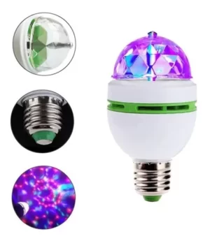 Bombillo Led Giratorio Multicolor Luces Disco